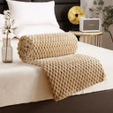 Snuffly® 3D Clouds Silky Flannel Fleece Blanket