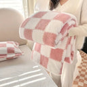 Snuffly® Checkered Flannel Fleece Blanket