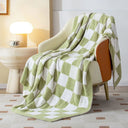 Snuffly® Checkered Flannel Fleece Blanket