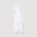 SANDRA BEADED KNIT MAXI DRESS WHITE
