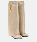 GOLD GLITTERS BOOTS