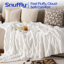 Snuffly® Faux Rabbit Fur Throw Blanket