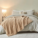 Snuffly® 3D Clouds Silky Flannel Fleece Blanket
