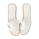it girl white sandals
