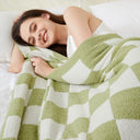 Snuffly® Checkered Flannel Fleece Blanket
