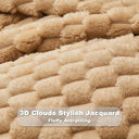 Snuffly® 3D Clouds Silky Flannel Fleece Blanket