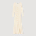 SANDRA FANTASY JERSEY DRESS BEIGE