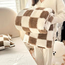 Snuffly® Checkered Flannel Fleece Blanket