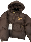 Brown detachable Puffer Jacket