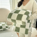 Snuffly® Checkered Flannel Fleece Blanket