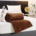 Snuffly® 3D Clouds Silky Flannel Fleece Blanket