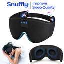 Snuffly® Bluetooth Sleep Mask with Headphones 3D Contoured Design
