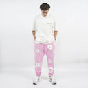 FLOWER SWEATPANTS PINK
