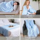 Snuffly® Cozy Flannel Wearable Blanket
Throw