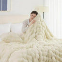 Snuffly® Cozy Faux Rabbit Fleece Throw Blanket