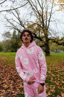 FLOWER HOODIE PINK