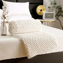 Snuffly® 3D Clouds Silky Flannel Fleece Blanket