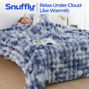 Snuffly® Cozy Faux Rabbit Fleece Throw Blanket