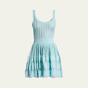 ALAÏ DRESS TURQUOISE