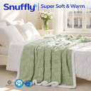 Snuffly® Sherpa Flannel Throw Blanket