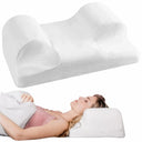Snuffly® Cooling Ergonomic Memory Foam Contour Pillow, Neck Pain Relief