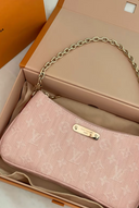 SMALL LIGHT PINK DENIM BAG
