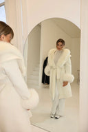 LUNEA LUXE LONG COAT WHITE