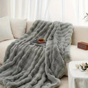 Snuffly® Cozy Faux Rabbit Fleece Throw Blanket