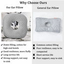 Snuffly® Cotton Adjustable Ear Pillow - Square Shape