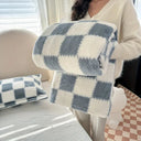 Snuffly® Checkered Flannel Fleece Blanket