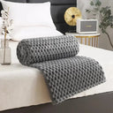Snuffly® 3D Clouds Silky Flannel Fleece Blanket