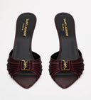 BORDEAUX LEATHER HEELS