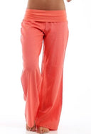 CORAL FOLDOVER TROUSERS