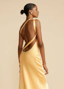 Noirea London | Celeste Satin-Abendkleid