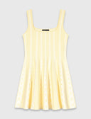 MAJE DRESS BUTTER YELLOW